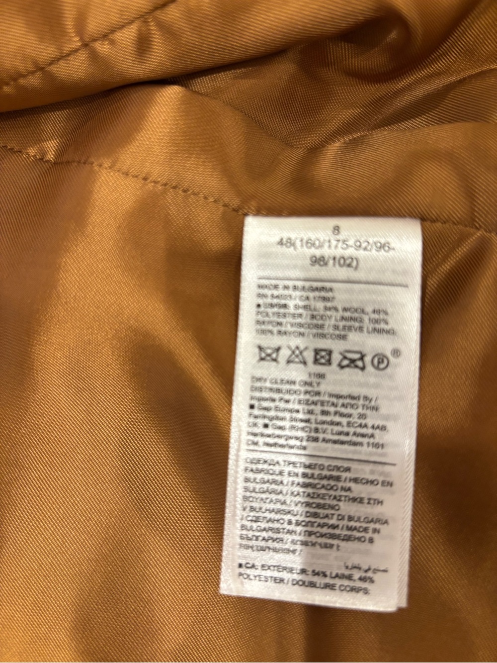 Banana Republic Double-Breasted Blazer in Camel Brown - Picture 5 of 6